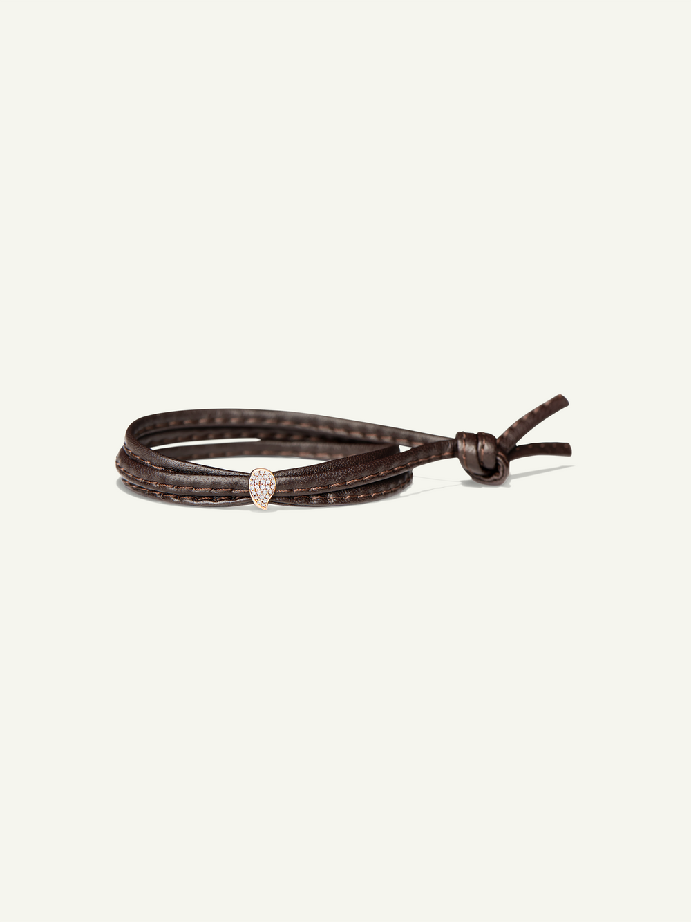 SIGNATURE Drop Clasp Diamond Pavé mit Diamant Pavé