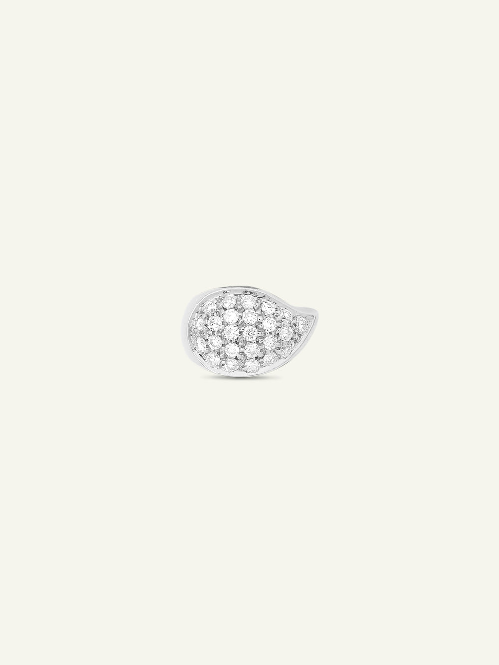 SIGNATURE Drop Clasp Diamond Pavé mit Diamant Pavé