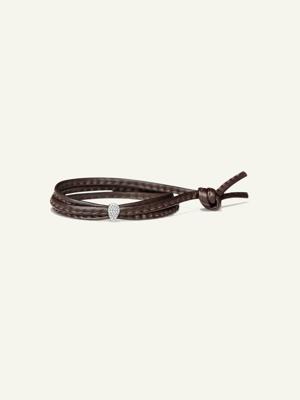 SIGNATURE Drop Clasp Diamond Pavé mit Diamant Pavé