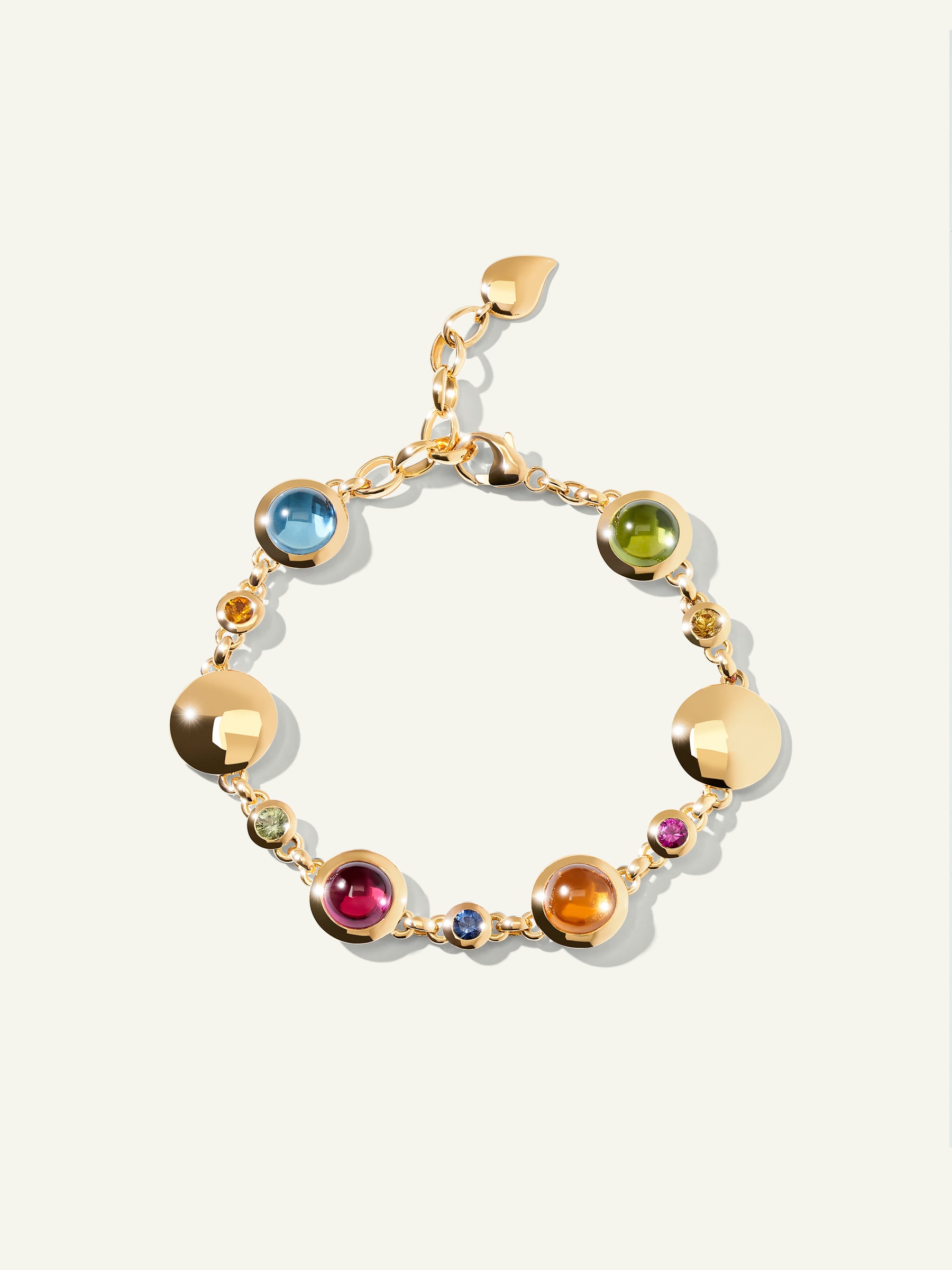 BOUTON Armband in 'Candy' mit Saphiren
