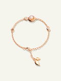 B-BOU-c-Cam-ml-rg | BOUTON Mini Chain Bracelet, in 'Camel'