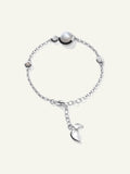 B-BOU-c-Cas-sm-wg | BOUTON Mini Chain Bracelet, Small/Medium in 'Cashmere'