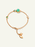 B-BOU-c-Lag-ml-rg | BOUTON Mini Chain Bracelet, in 'Lagoon'