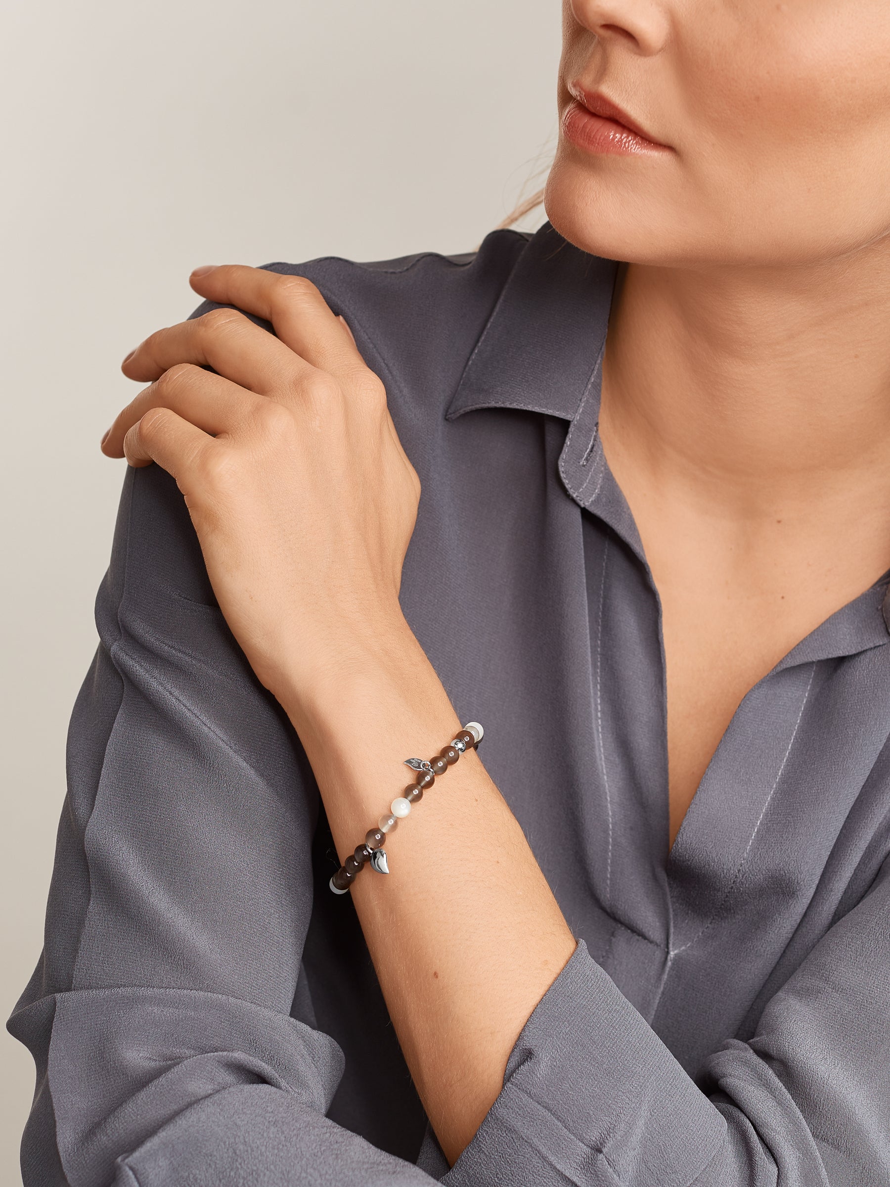 INDIA Large Drop Bracelet in 'Cashmere'