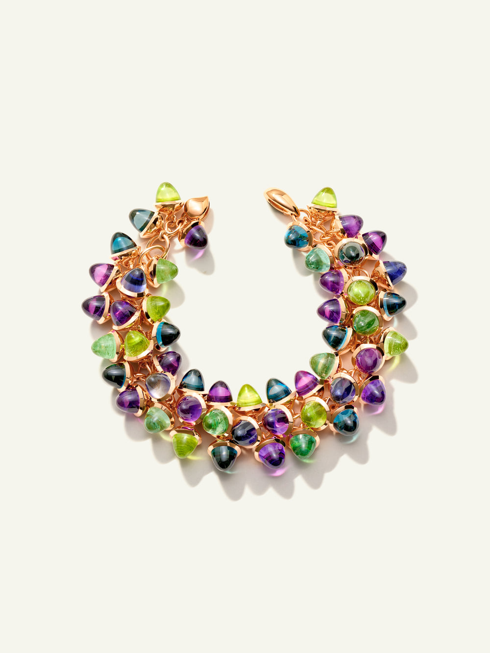 B-MFL-Aur-rg | MIKADO Flamenco Bracelet in 'Aurora'