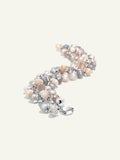 MIKADO Flamenco Bracelet in 'Cashmere' with Diamond Pavé