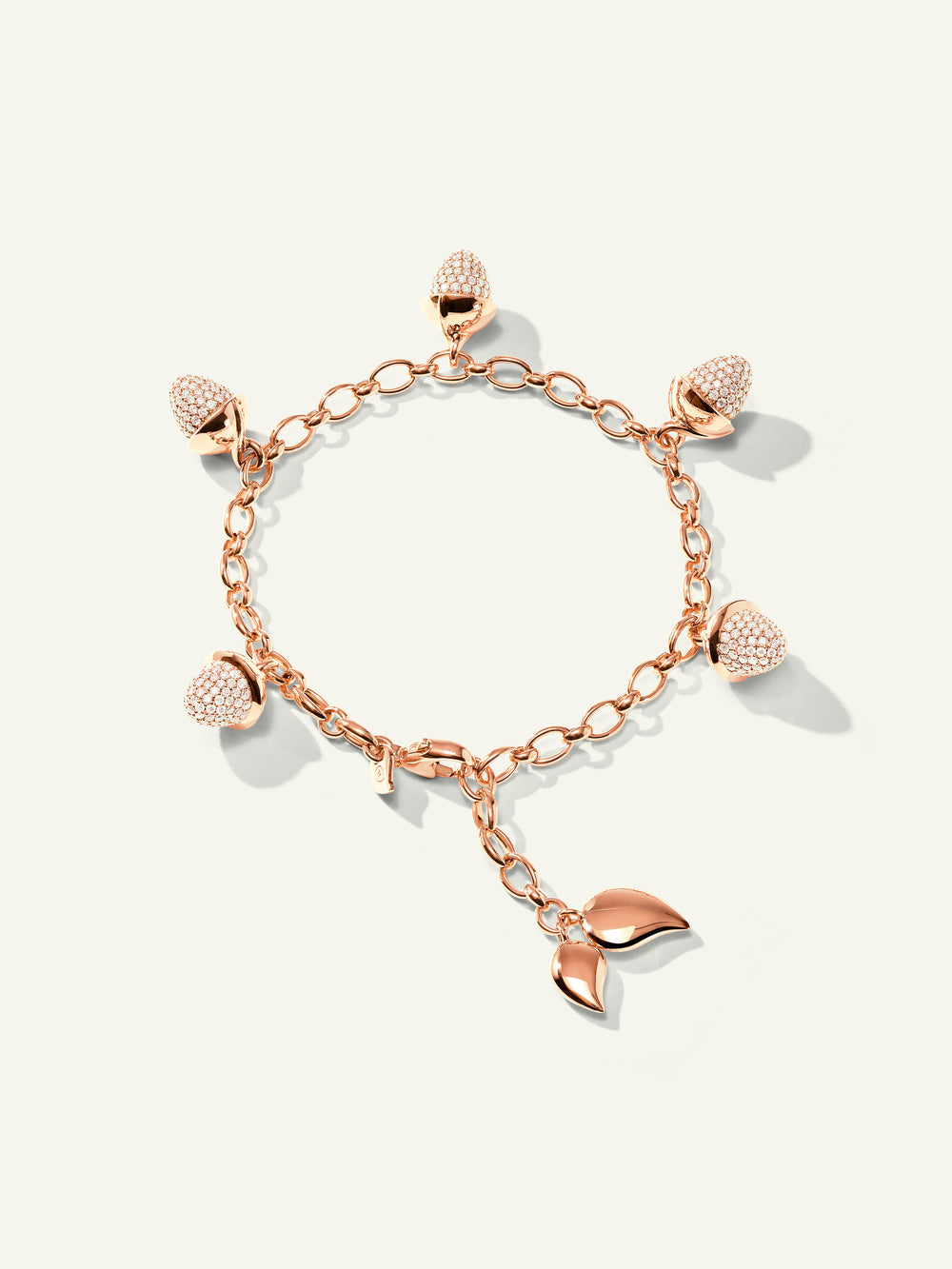 Bracelet MIKADO Flamenco Charm Diamond Pavé Diamant Pavé