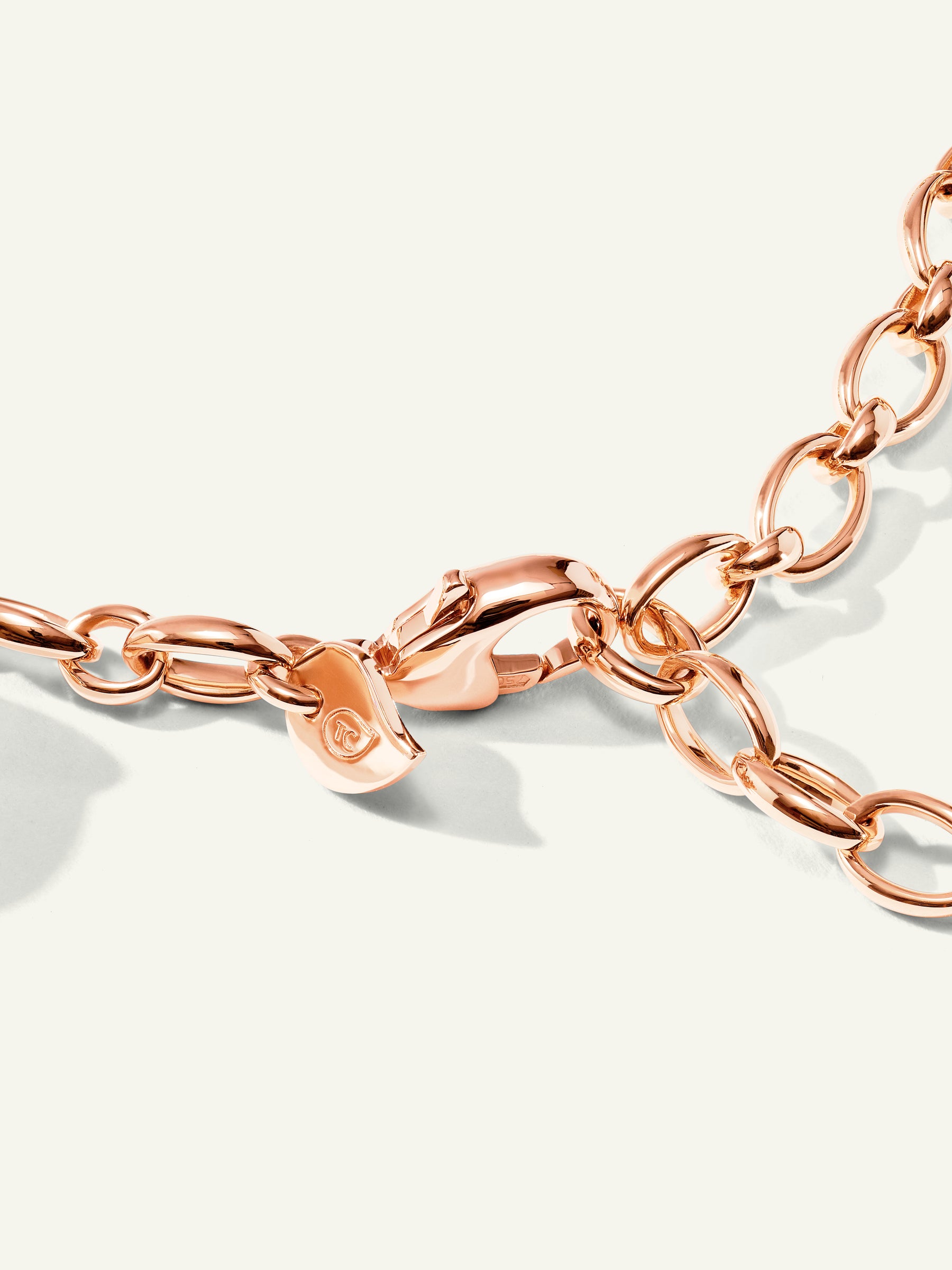 MIKADO Flamenco Charm Bracelet with Diamond Pavé