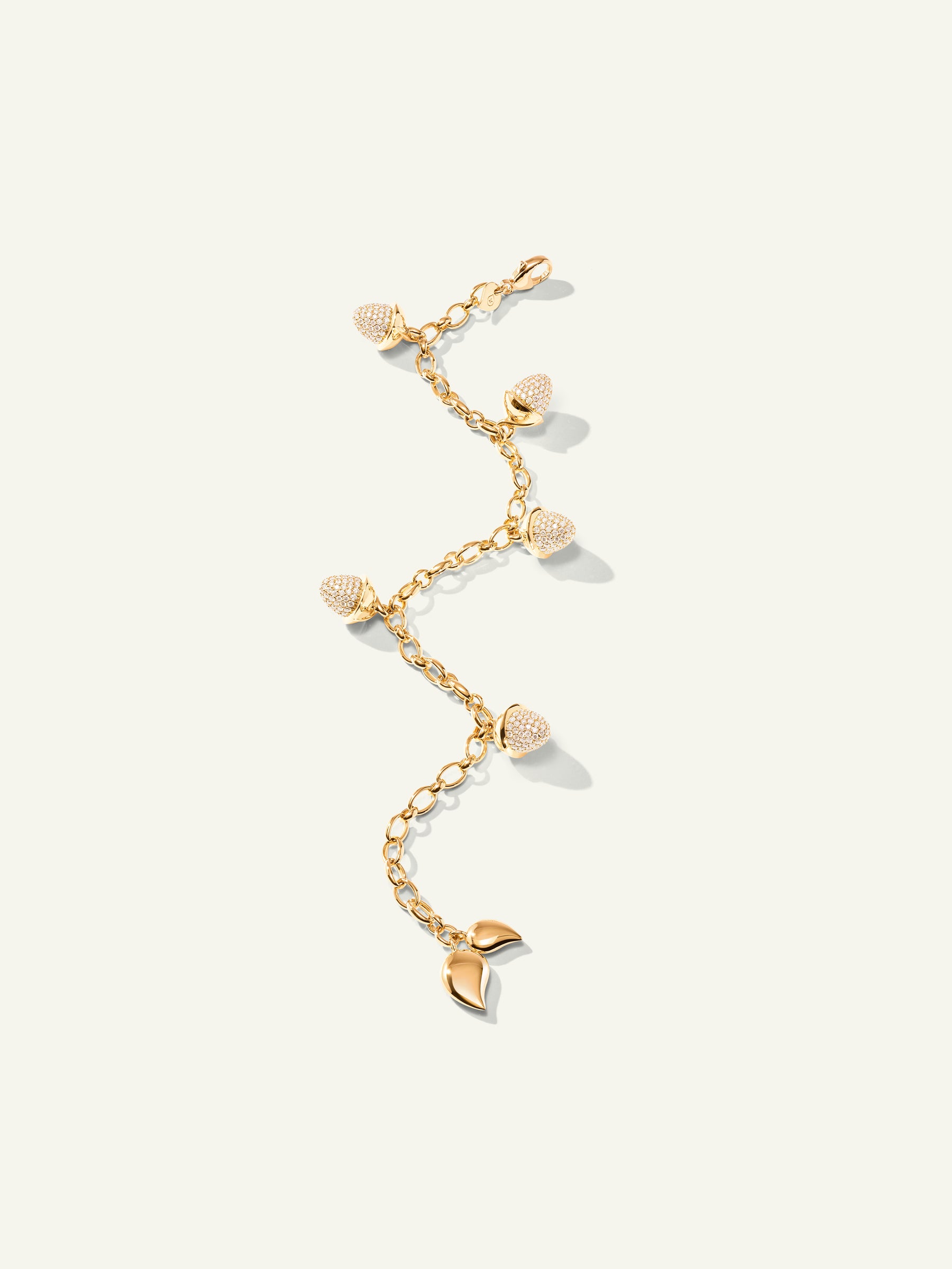 Bracelet MIKADO Flamenco Charm Diamond Pavé Diamant Pavé