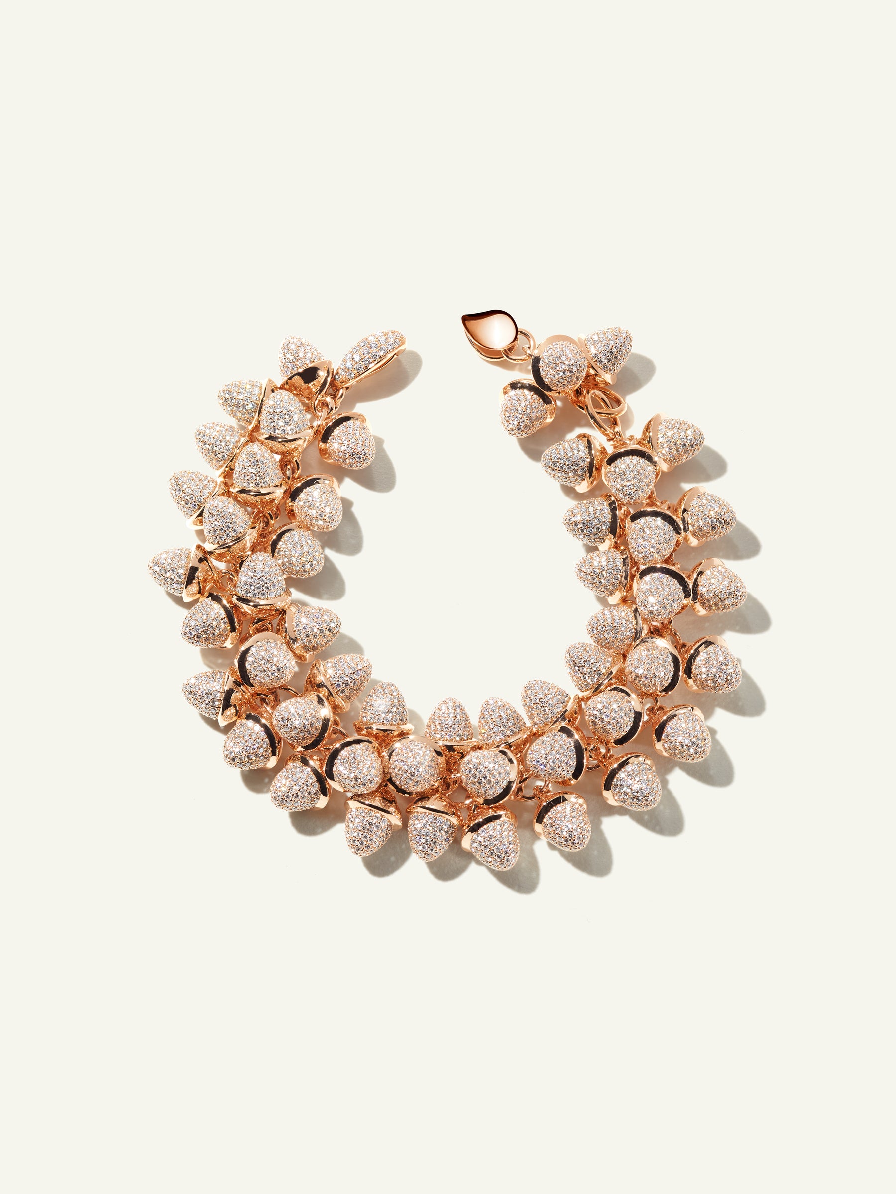 MIKADO Flamenco Armband mit Diamond Pavé