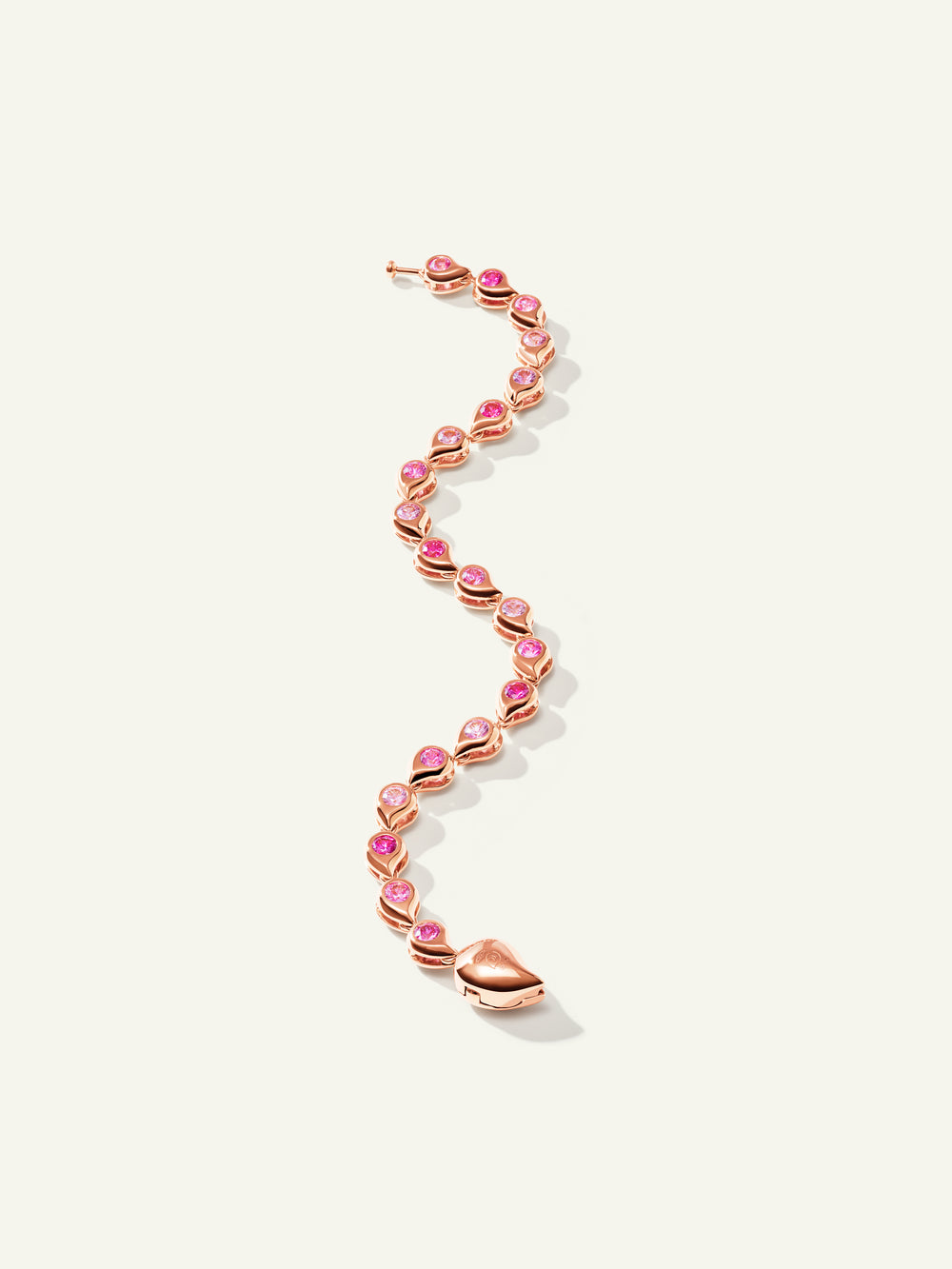 SNOWFLAKES Rivière Armband in 'Blush'