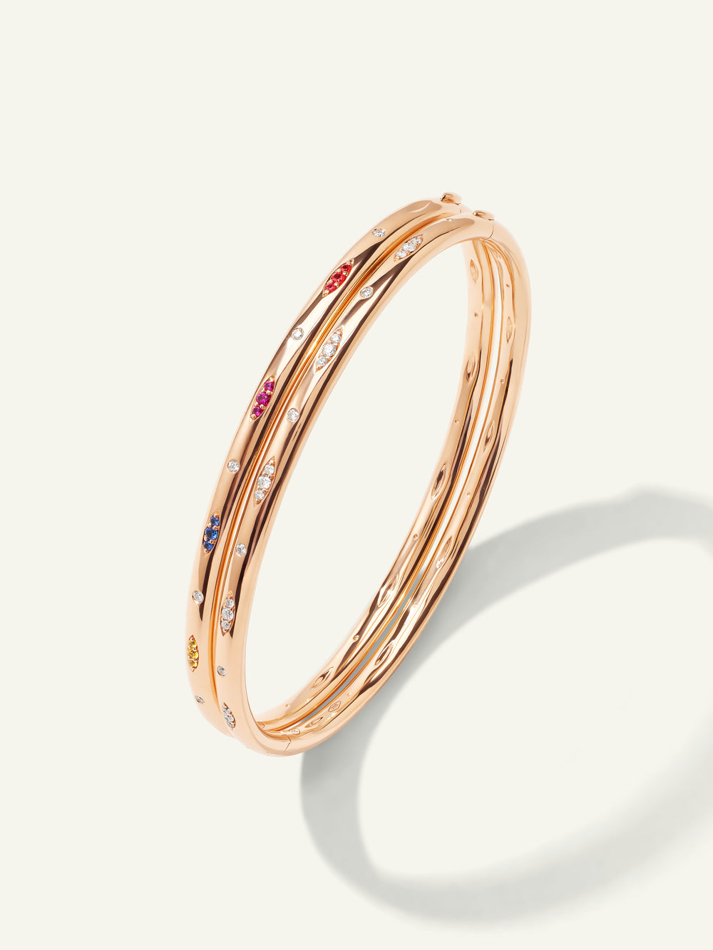 GYPSY Bangle, 16 cm with Diamond Pavé