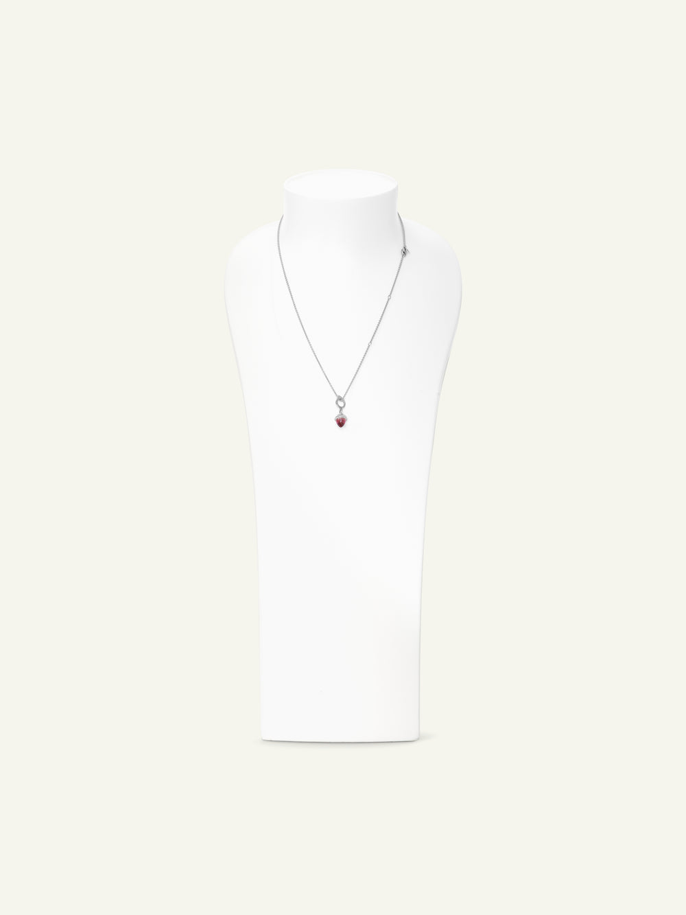 Chain BELCHER, 1,5 mm, 51 cm 18K Weißgold