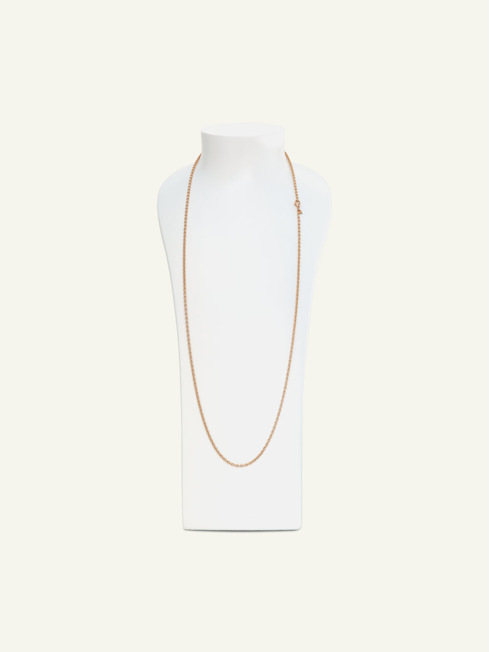 Chain BELCHER, 2,8 mm, 90 cm 18K Roségold