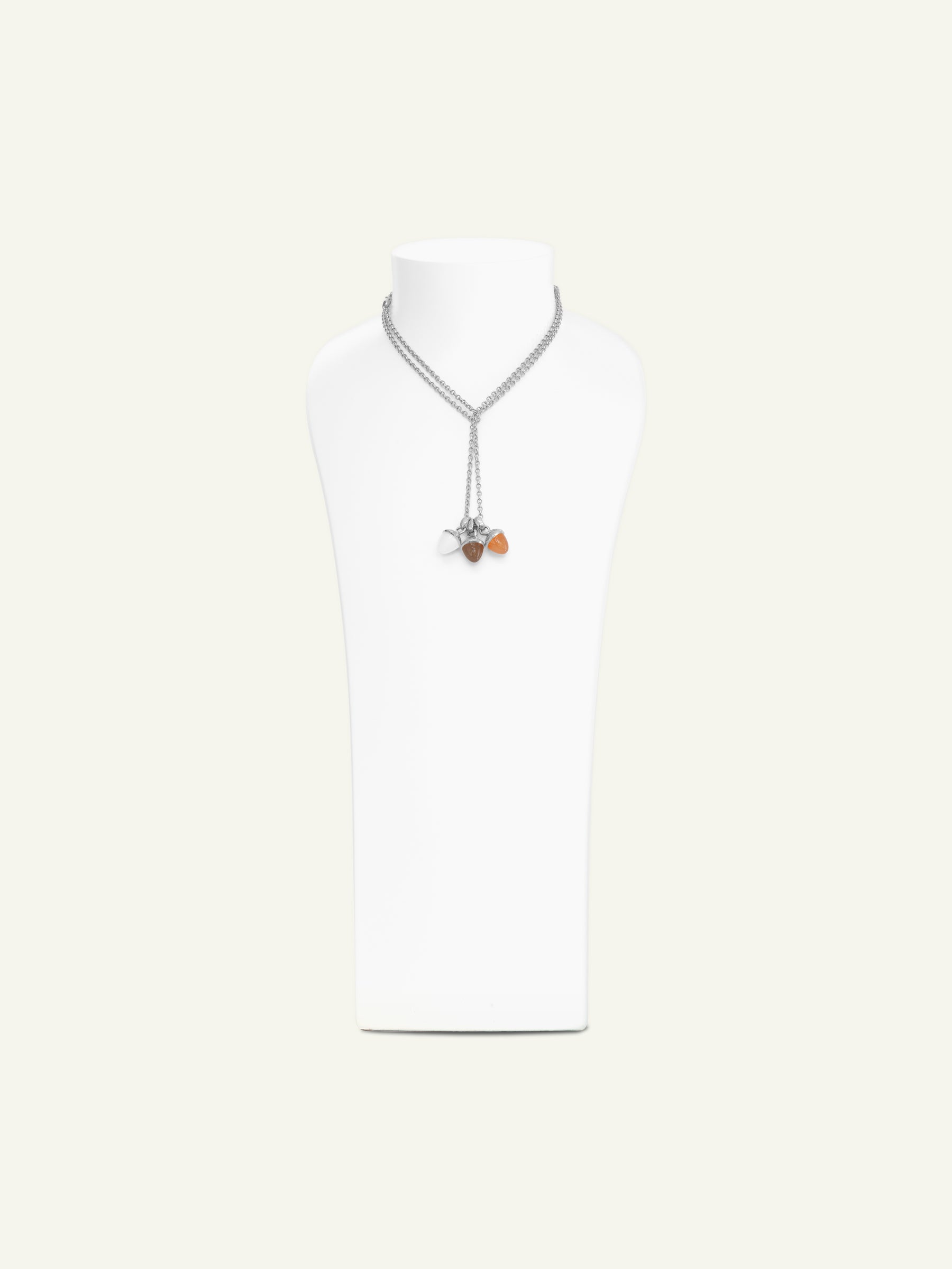 Chain BELCHER, 2,8 mm, 90 cm 18K white gold