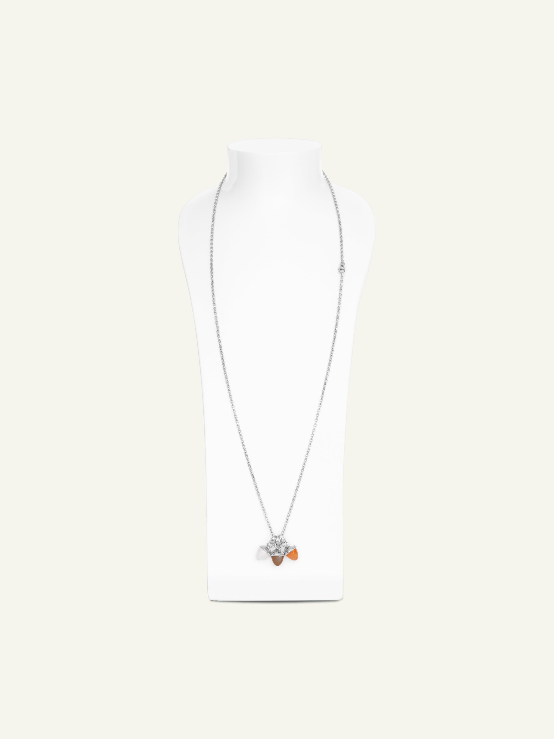 Chain BELCHER, 2,8 mm, 90 cm 18K white gold