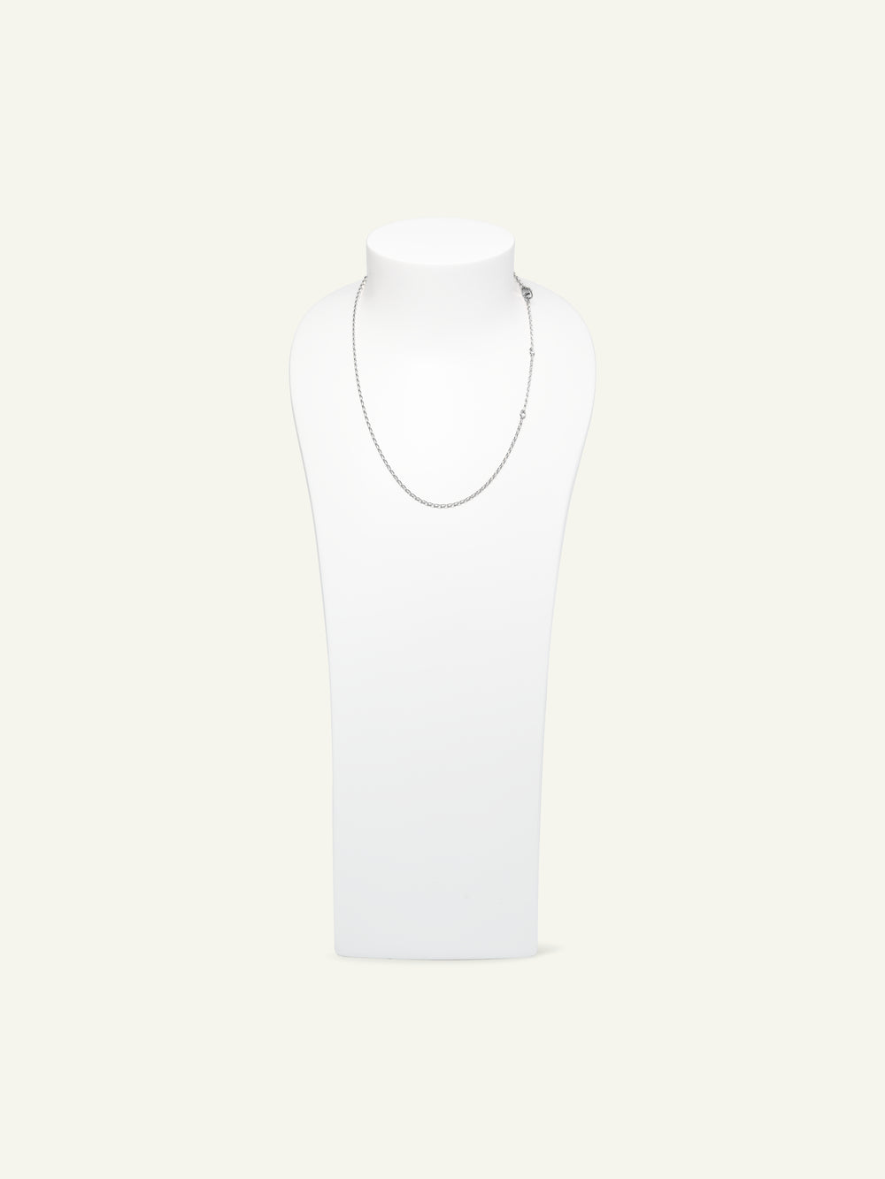 CHAIN Eight 2 mm, 51 cm 18K Weißgold