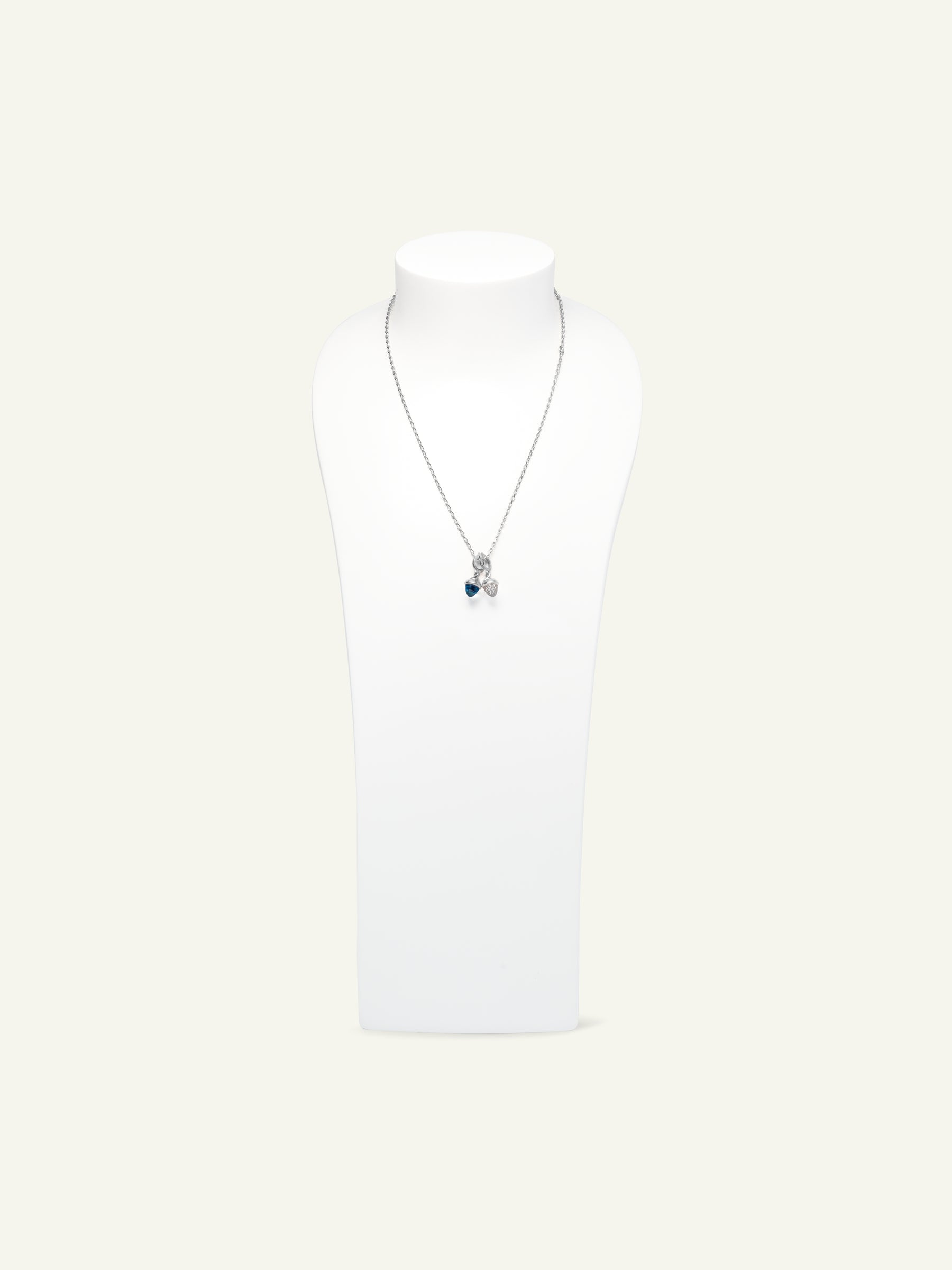 CHAIN Eight 2 mm, 51 cm 18K Weißgold