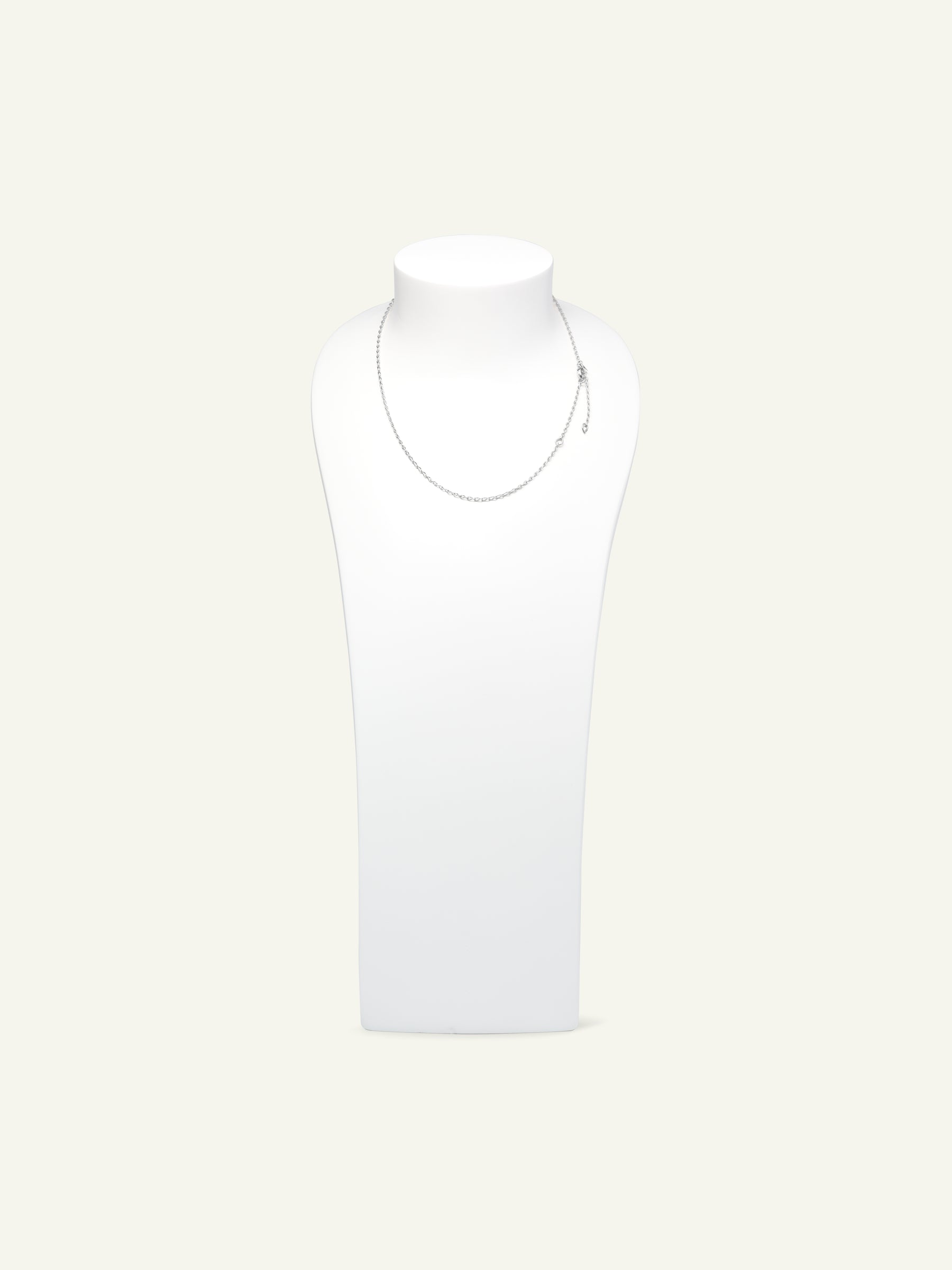 CHAIN Eight 2 mm, 51 cm 18K Weißgold