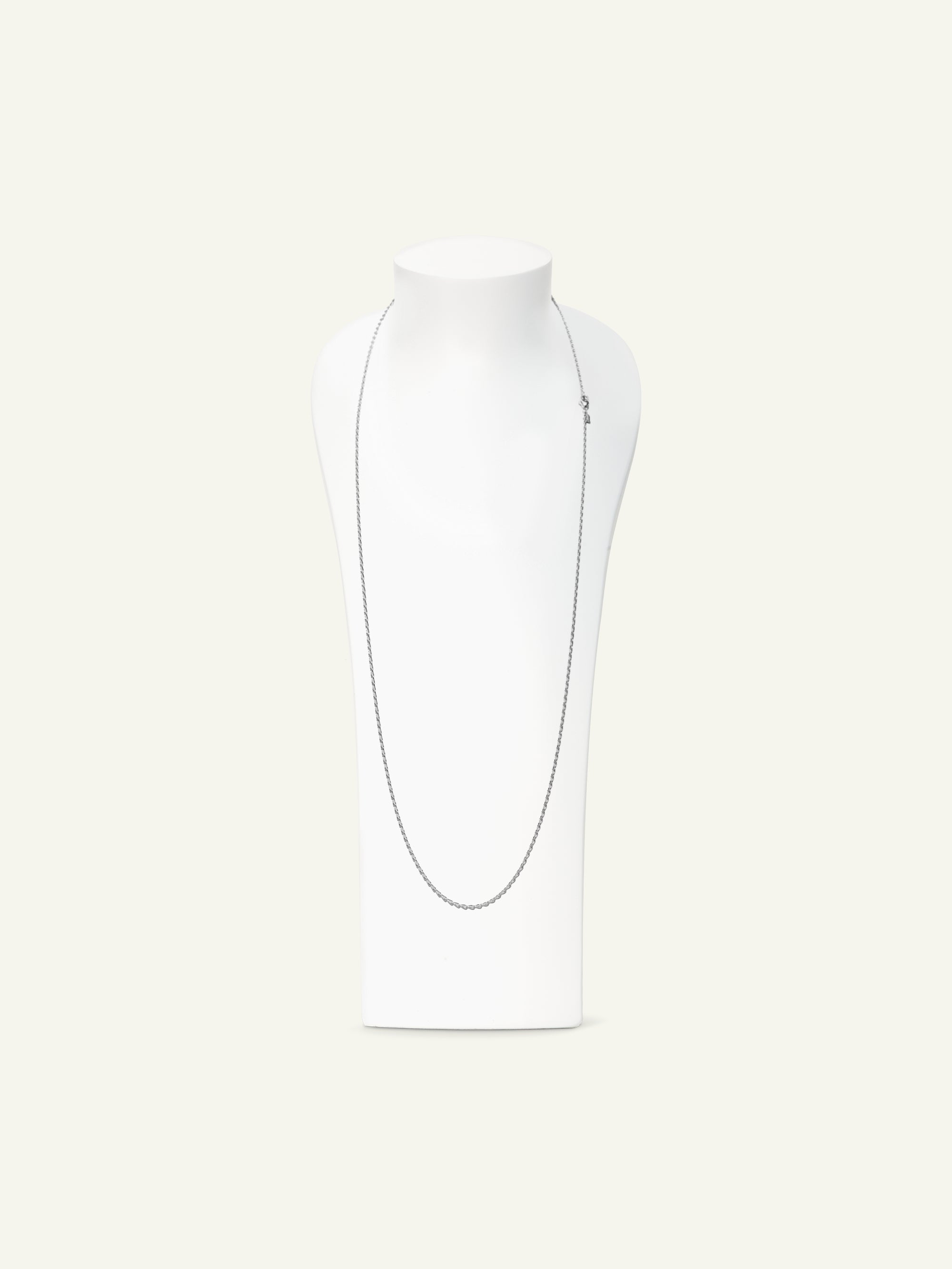 Chain EIGHT, 2,0 mm, 90 cm 18K Weißgold