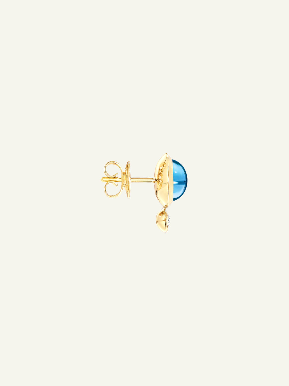 Earrings BOUTON Swiss Topaz / Classic Swiss Topas