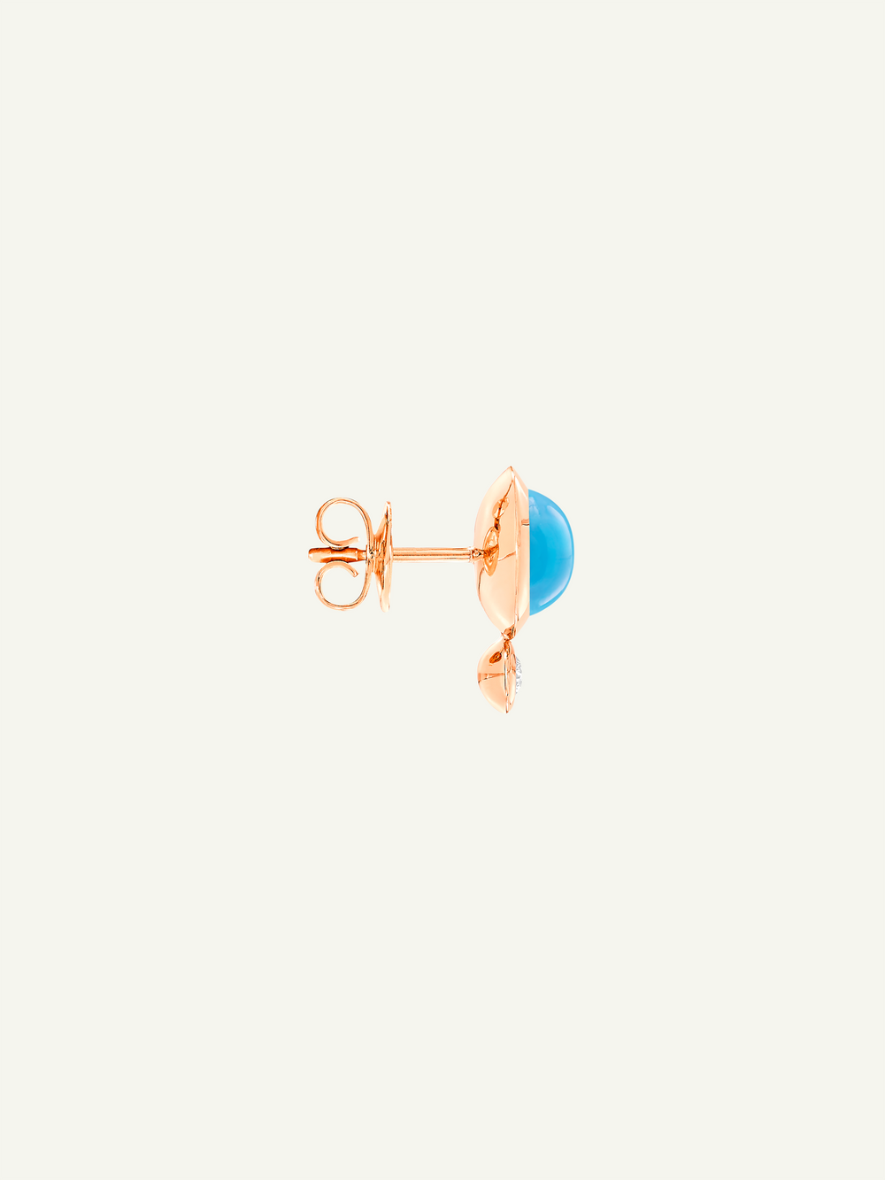 Earrings BOUTON Turquoise / Classic Türkis