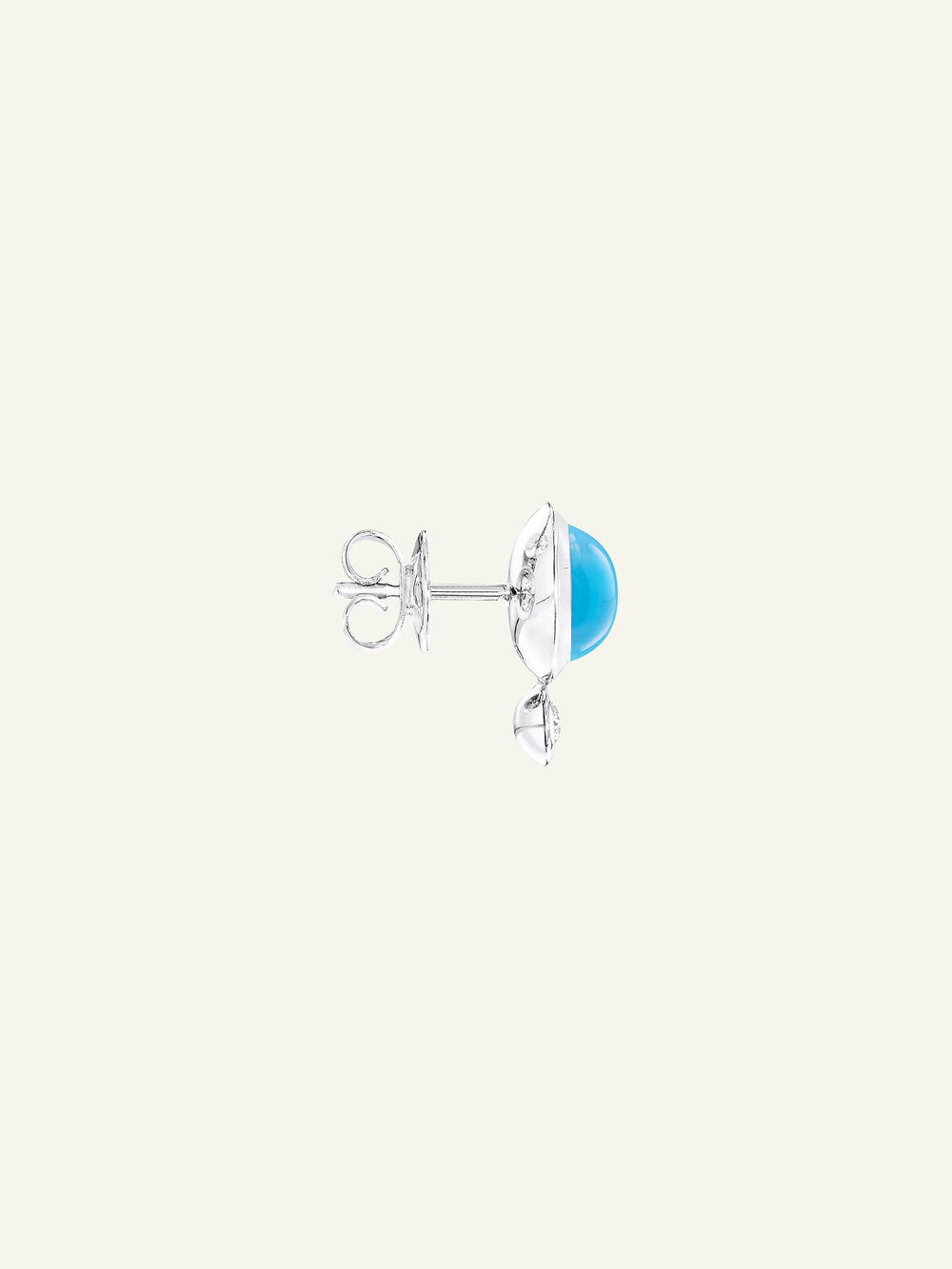 Earrings BOUTON Turquoise / Classic Türkis