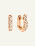 SIGNATURE Hoop Ohrringe mit Diamant Pavé