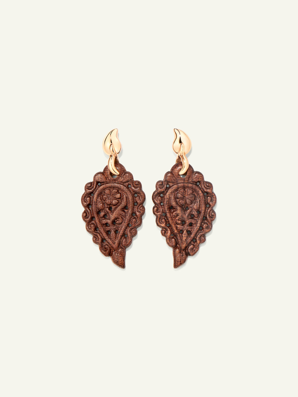 Earrings INDIA Snakewood