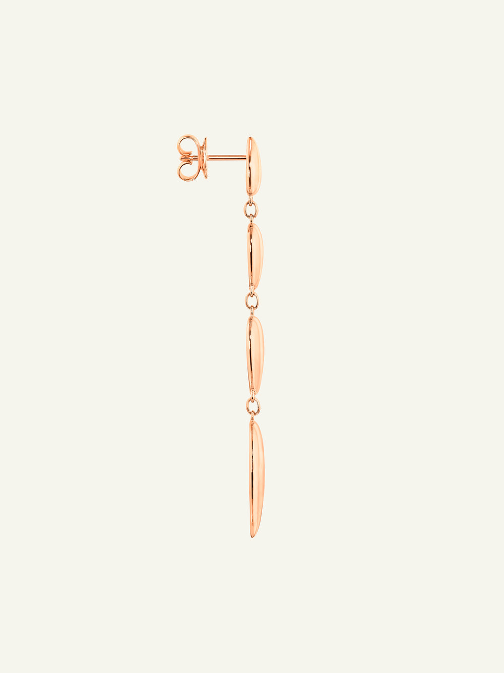 Earrings SIGNATURE Wave - 4 drop elements 18K Roségold