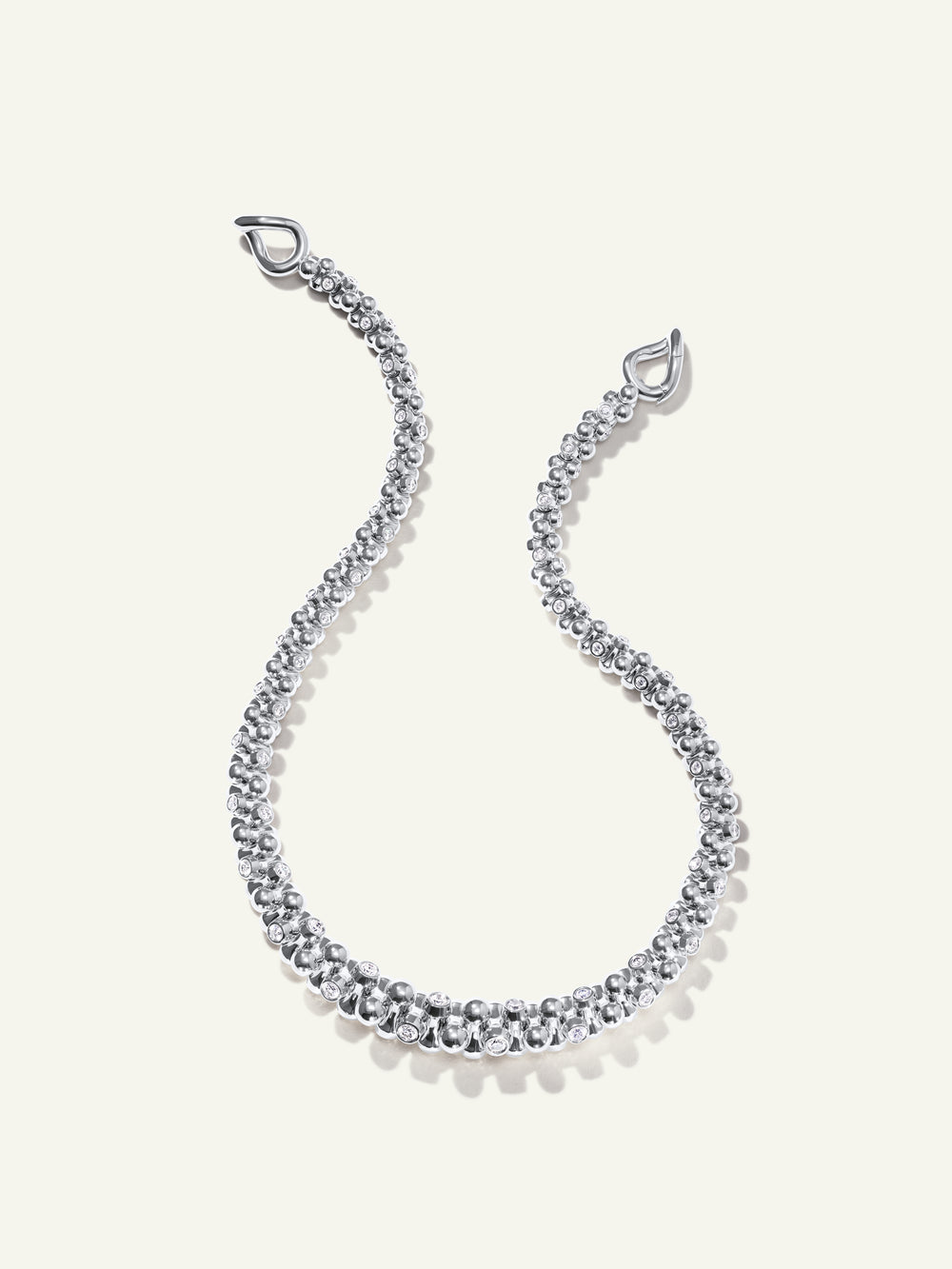 ALWAYS DIAMONDS Alternating Graduated Halskette in 'Classic'