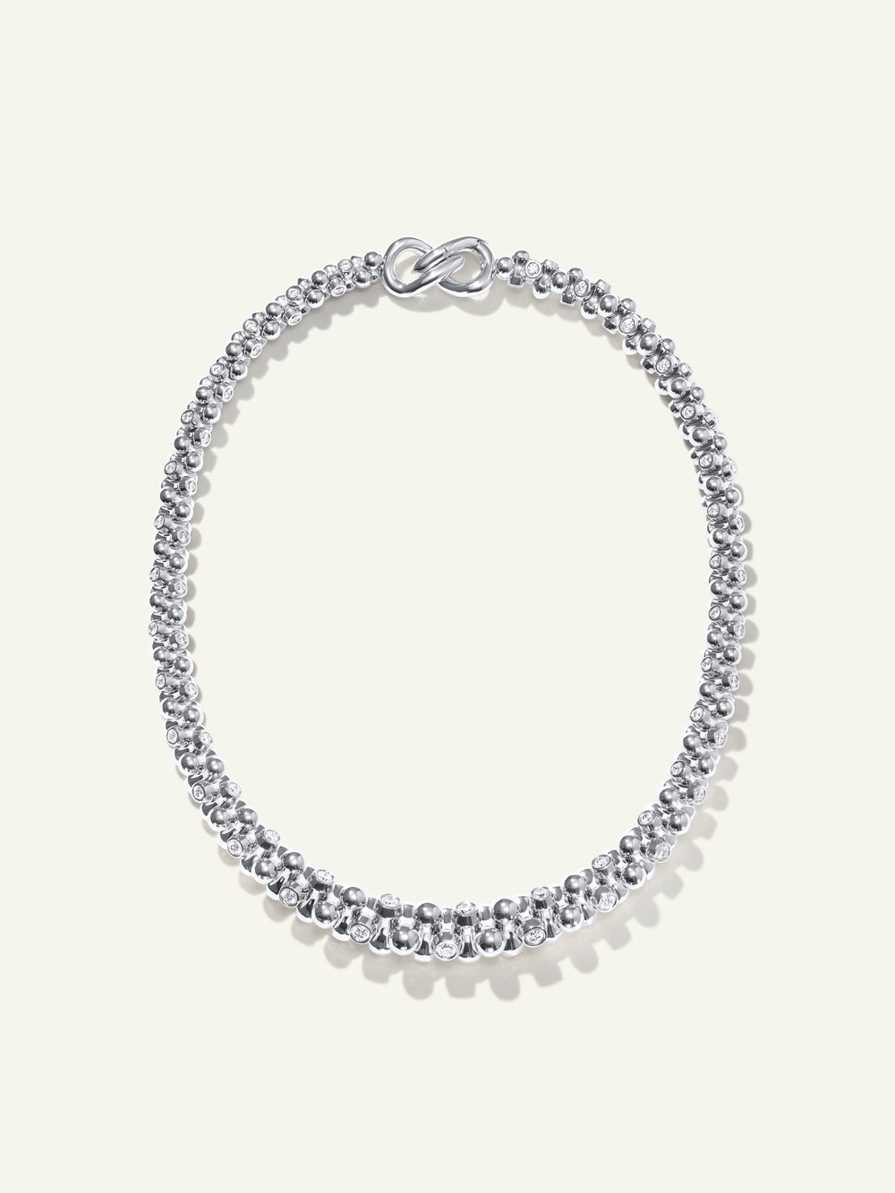 ALWAYS DIAMONDS Alternating Graduated Halskette in 'Classic'