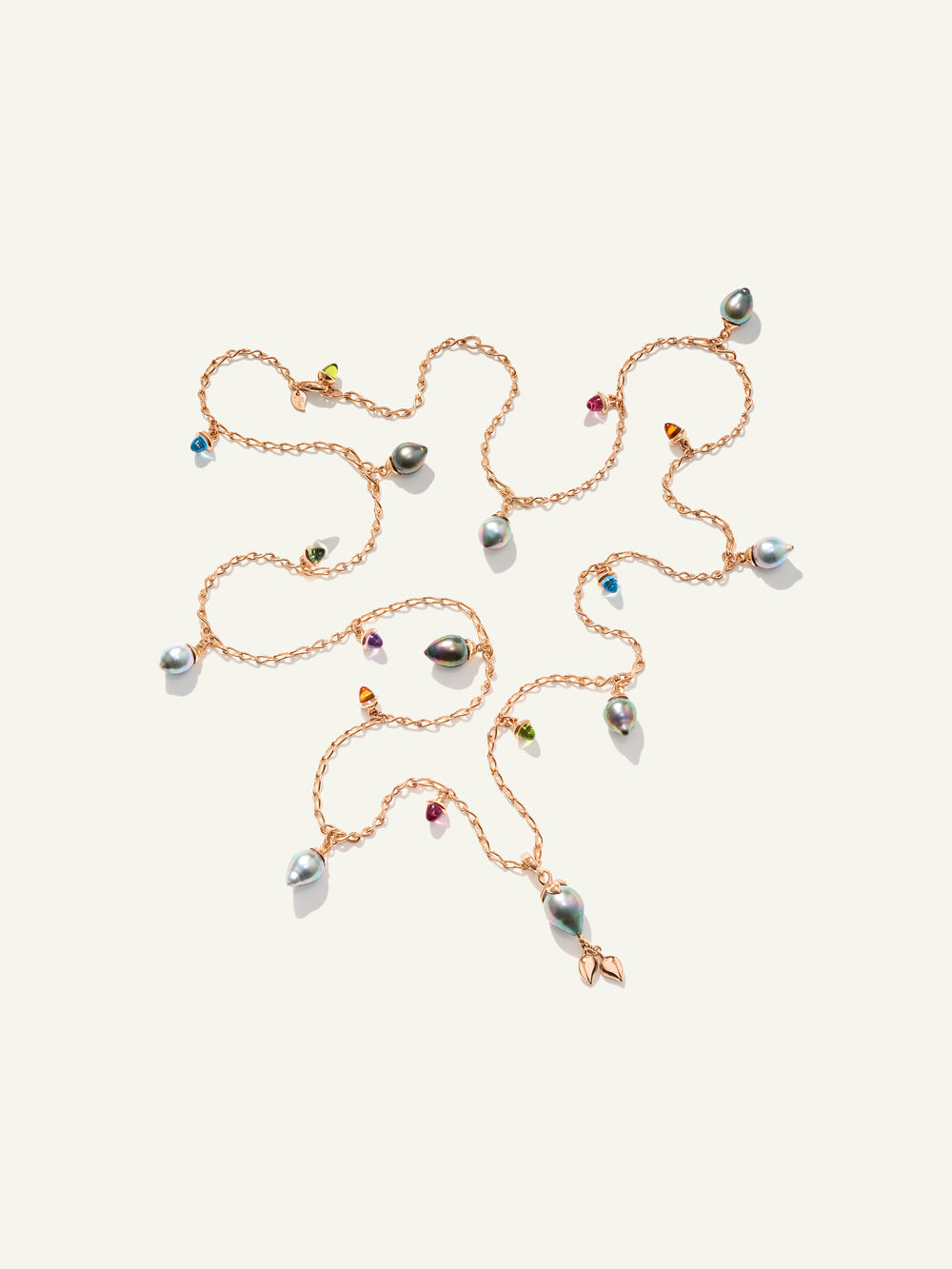 N-GRP-Tah-9-Can-rg | Necklace GRAPES Tahitian Pearls 'Candy'