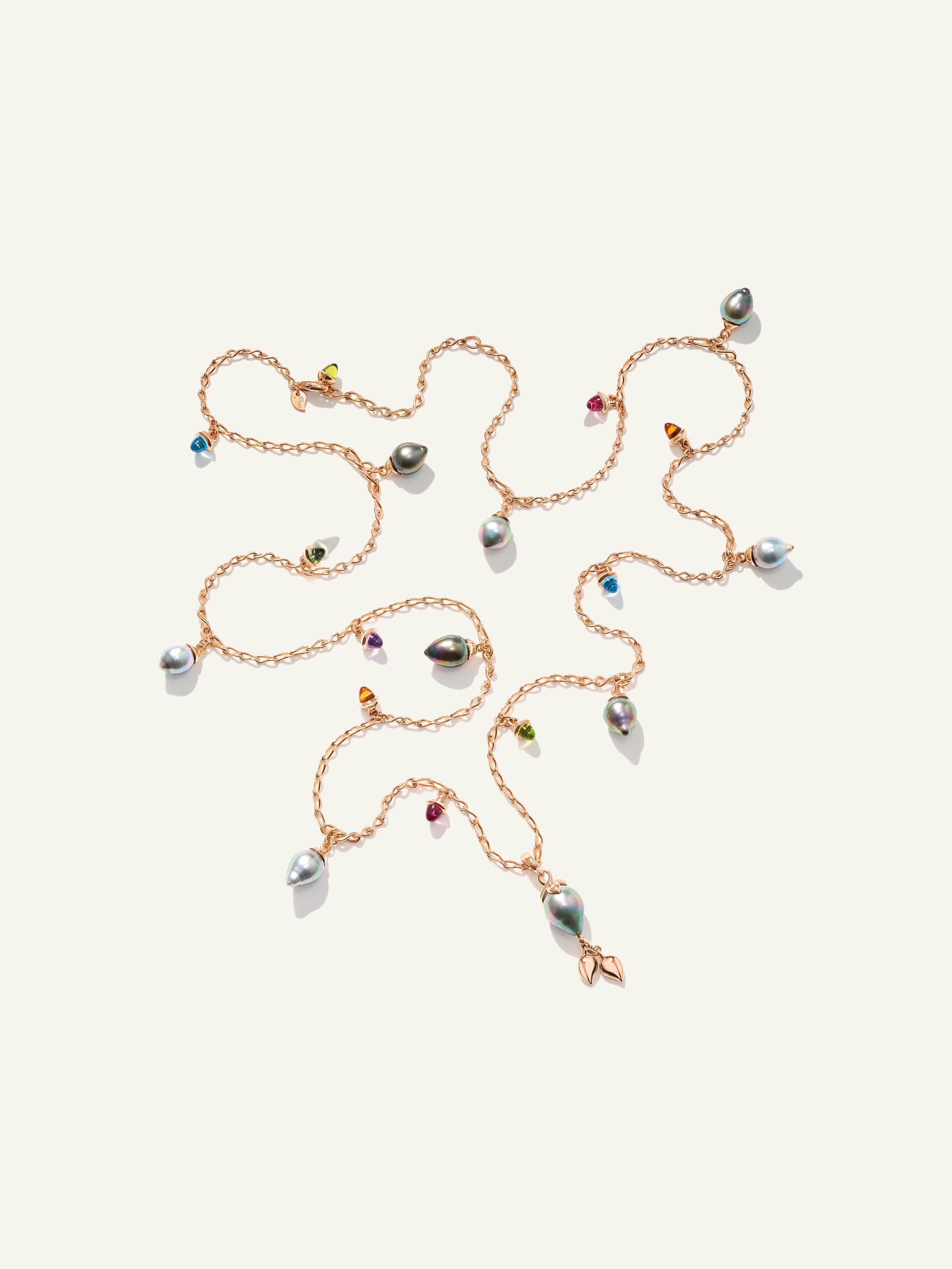 N-GRP-Tah-9-Can-rg | Necklace GRAPES Tahitian Pearls 'Candy'