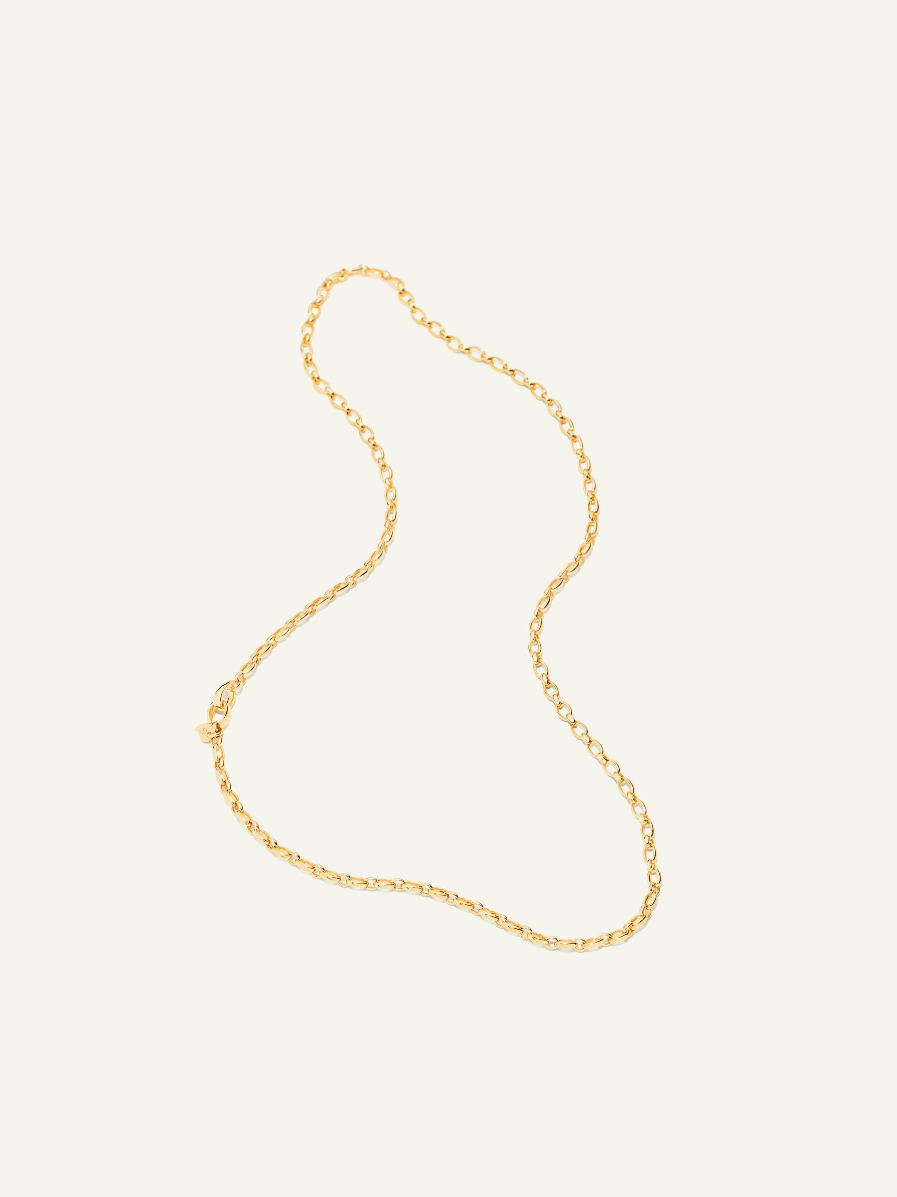 Necklace Lariat 60 cm 18K yellow gold