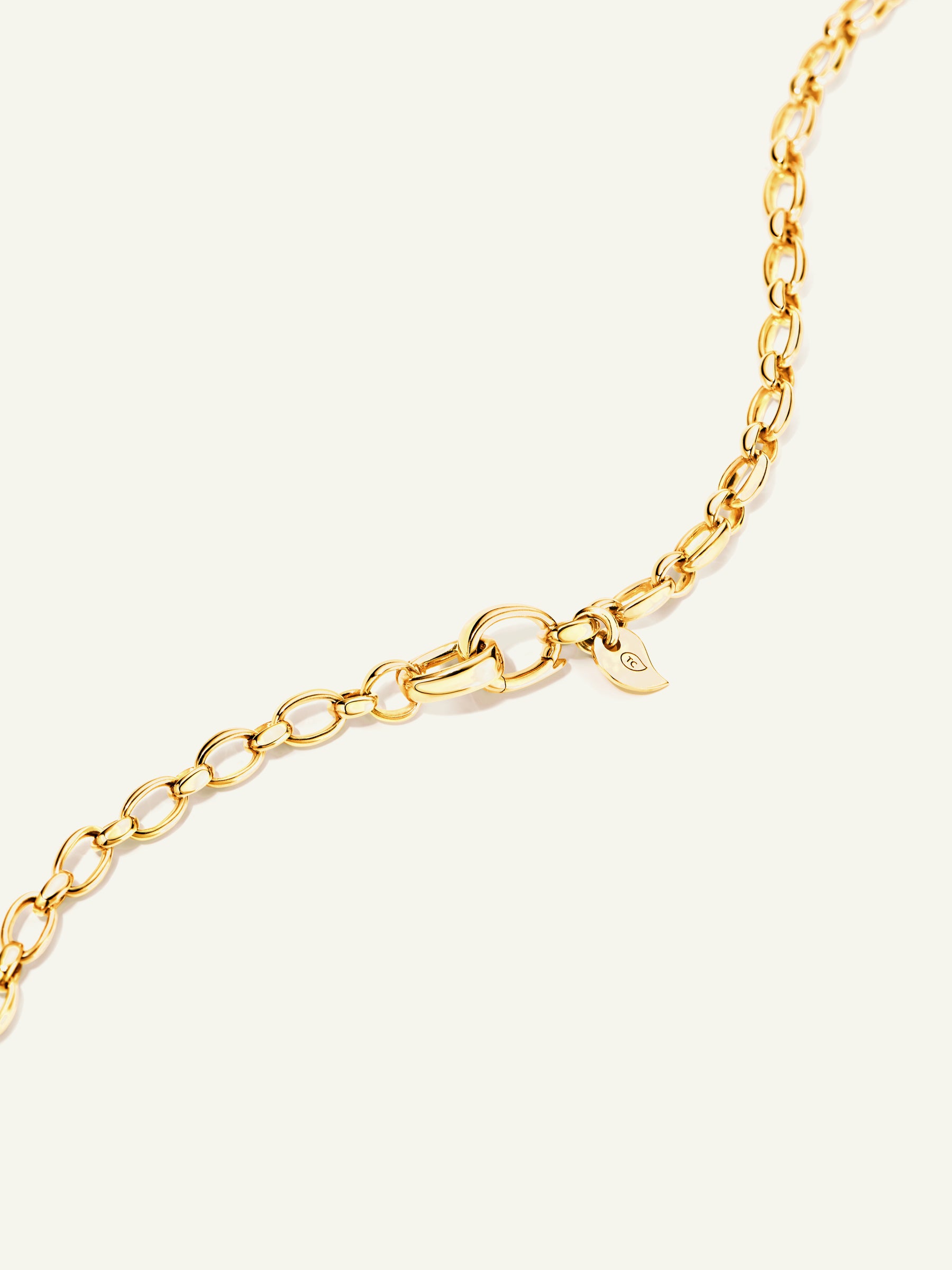 Necklace Lariat 60 cm 18K yellow gold