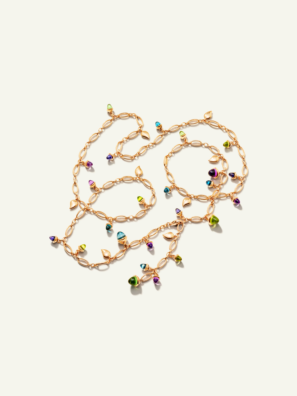 MIKADO Necklace, 100 cm in 'Aurora'