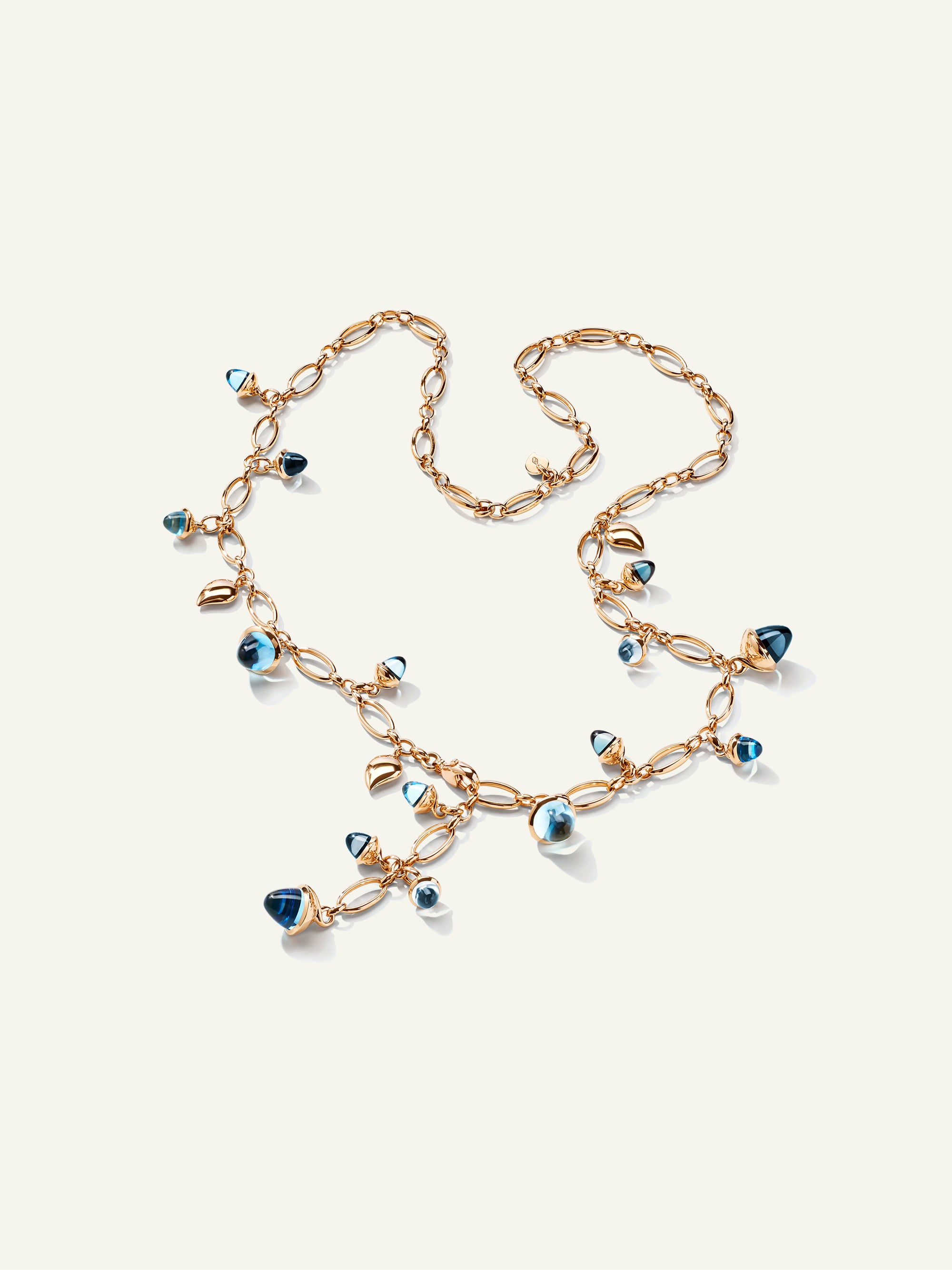 MIKADO Halskette, 56 cm in 'Sky'