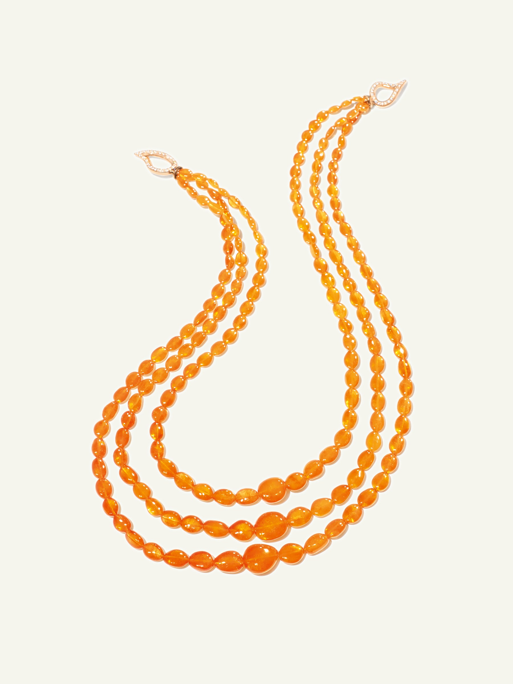 GLAMOUR Necklace with Mandarin Garnet