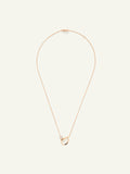 N-Sig-2Dr-MoSa-prg | Necklace SIGNATURE 2 Drops Moonstone sand/white / Diamond Pavé
