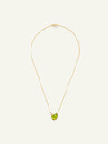 Necklace SIGNATURE 2 Drops Peridot / Diamond Pavé