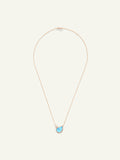 N-Sig-2Dr-ToSw-prg | Necklace SIGNATURE 2 Drops Swiss Topaz / Diamond Pavé