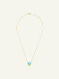 Necklace SIGNATURE 2 Drops Swiss Topaz / Diamant Pavé