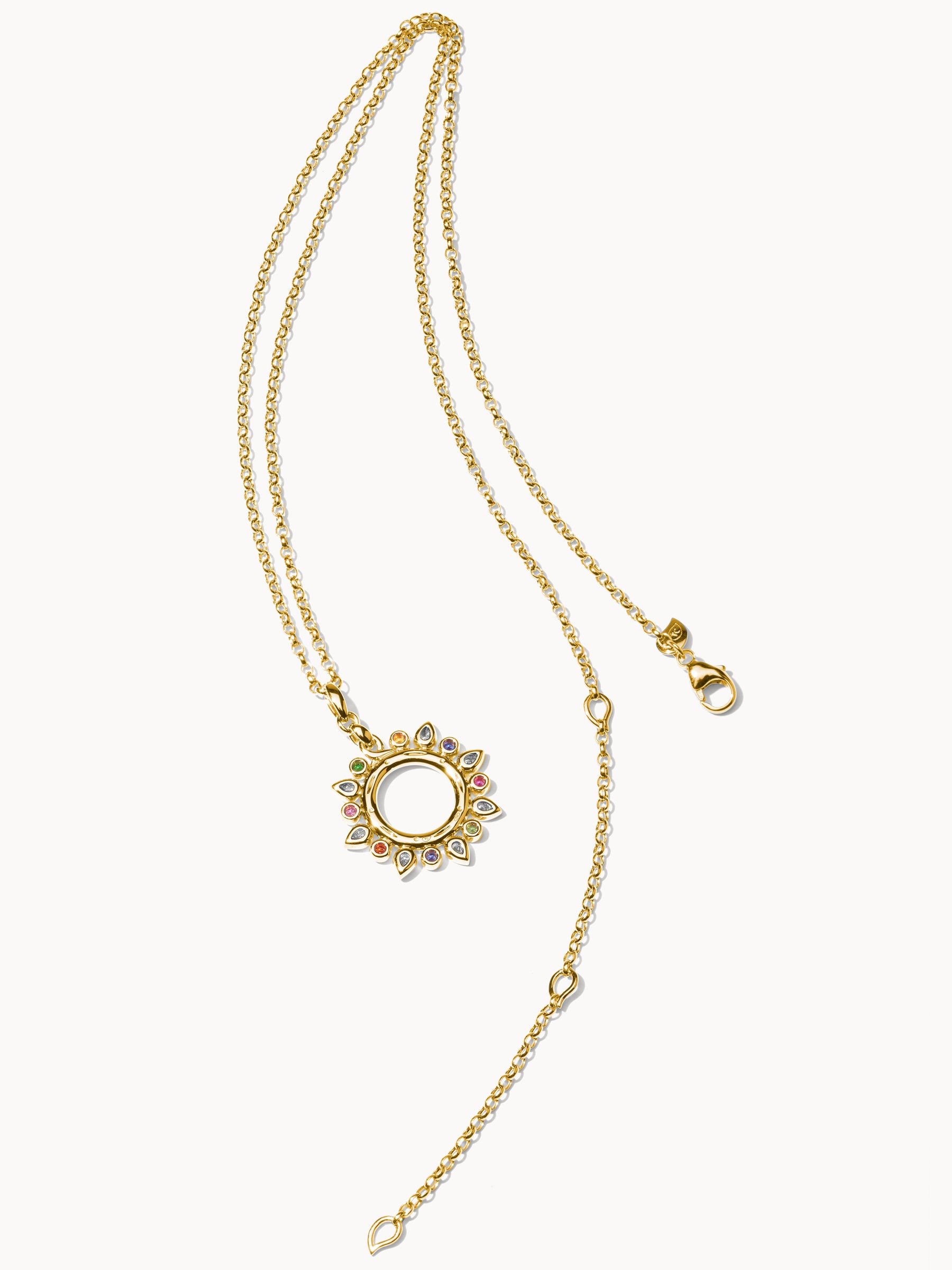 GYPSY Small Sun Pendant in 'Candy'