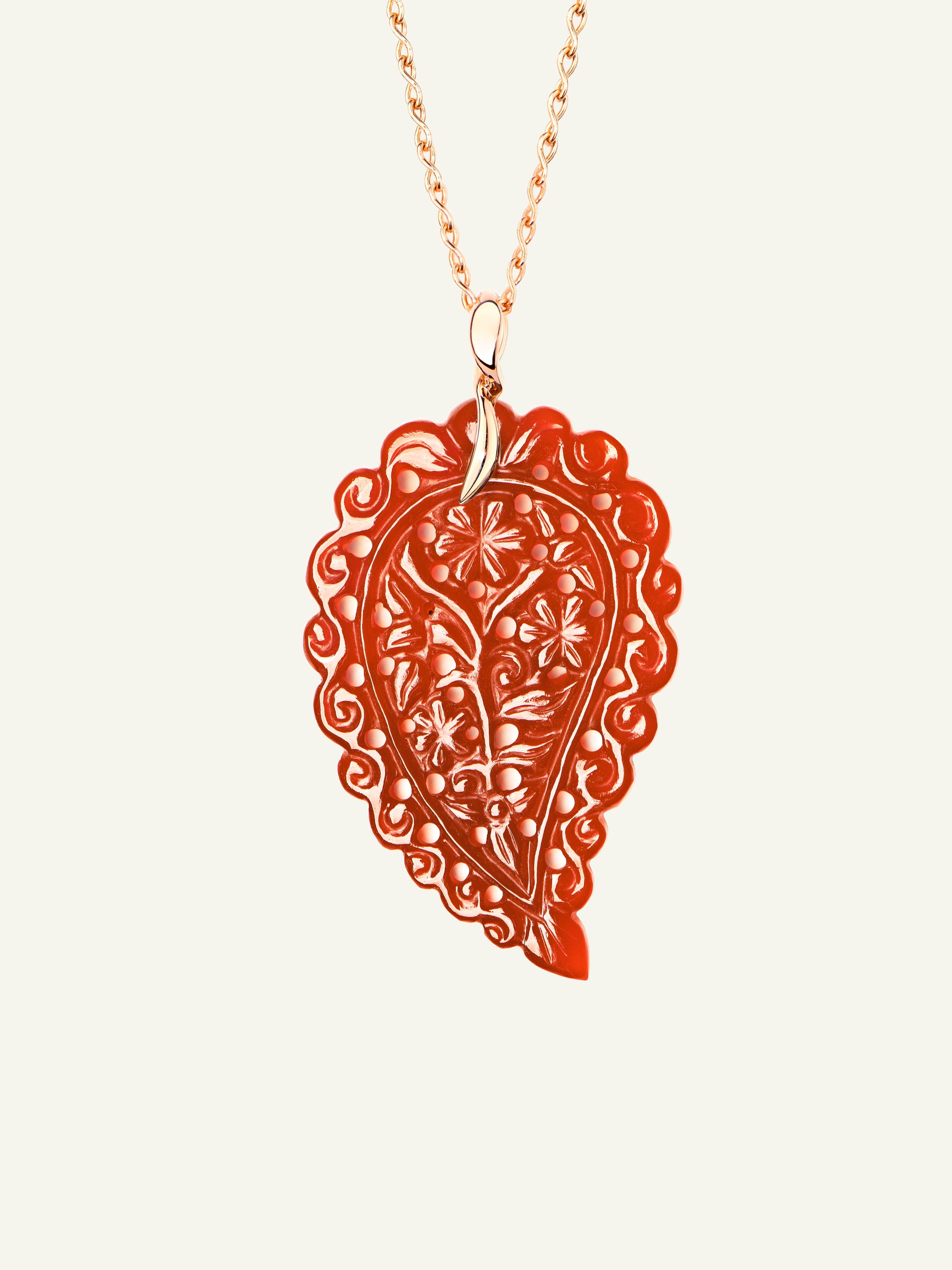 INDIA Large Anhänger mit Terra Onyx