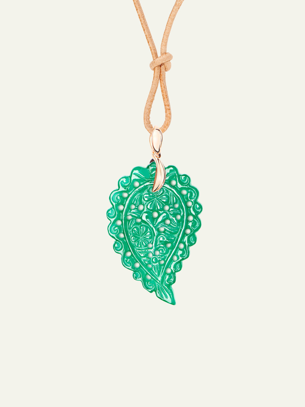 P-IND-m-Jad-rg | Pendant INDIA medium Green Onyx