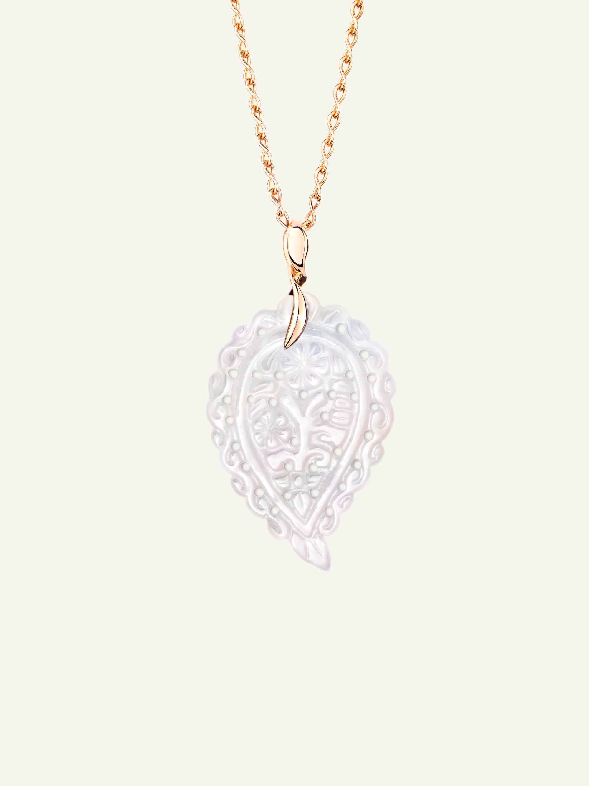 P-IND-m-MPw-rg | Pendant INDIA medium Mother of Pearl white
