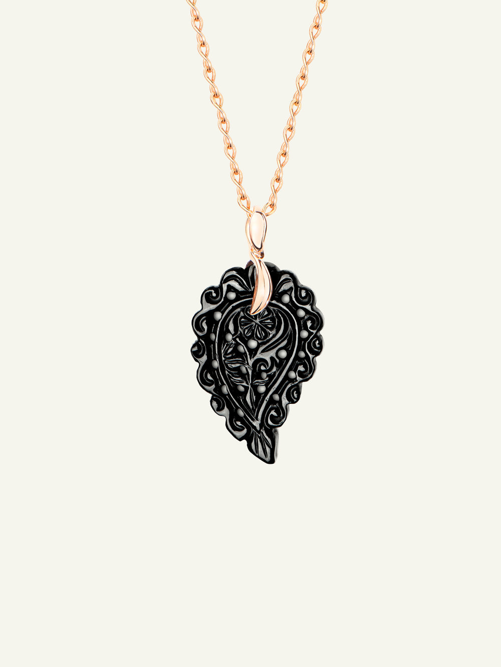 INDIA Small Anhänger mit Black Onyx