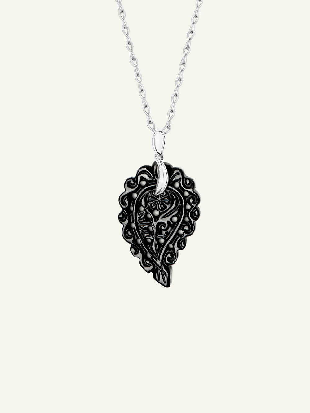 INDIA Small Anhänger mit Black Onyx