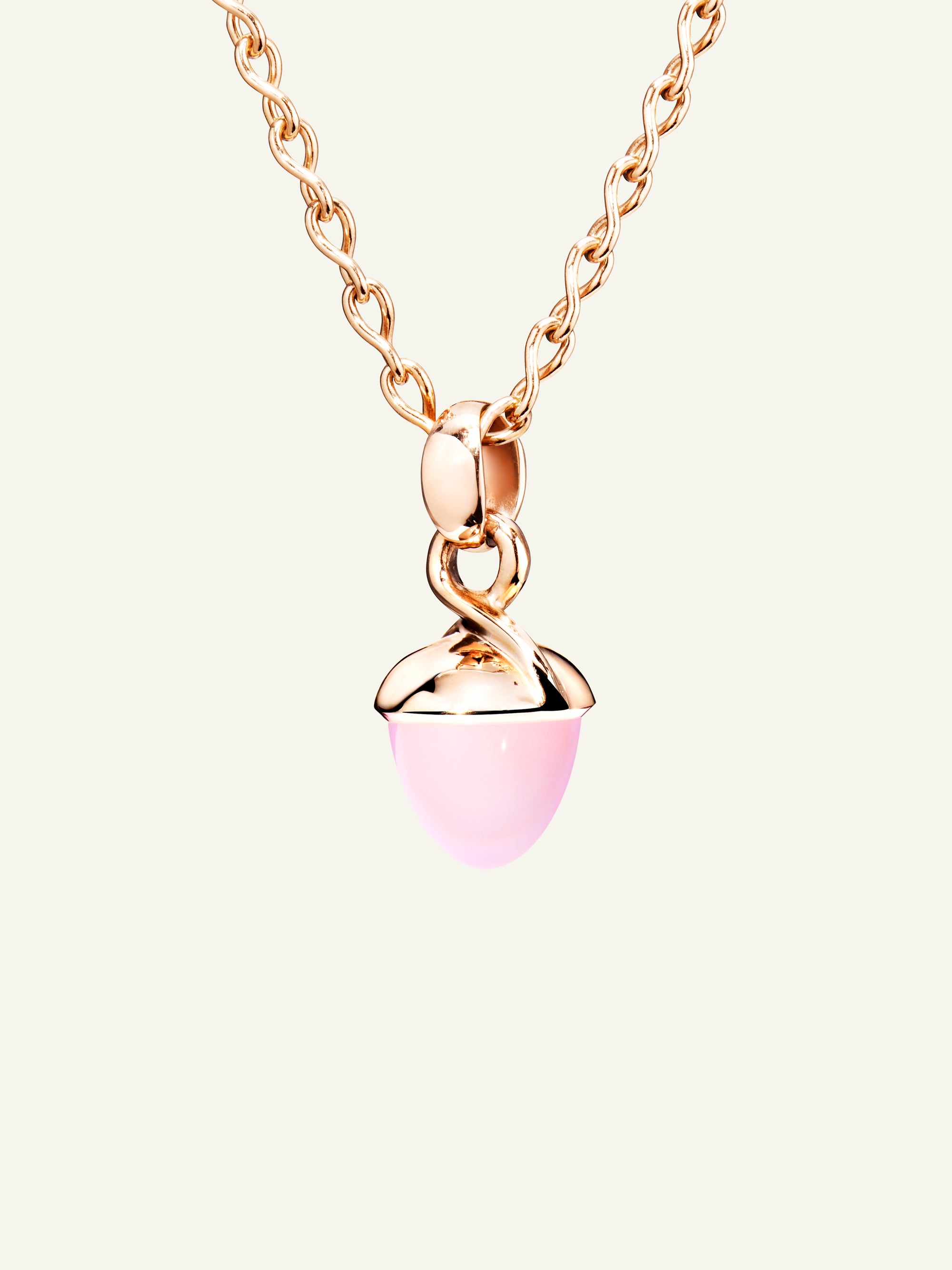 P-MB-ChPi-rg | MIKADO Bouquet Pendant with Pink Chalcedony